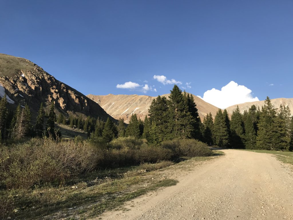 Lake County Road 2B and the Mosquito Range